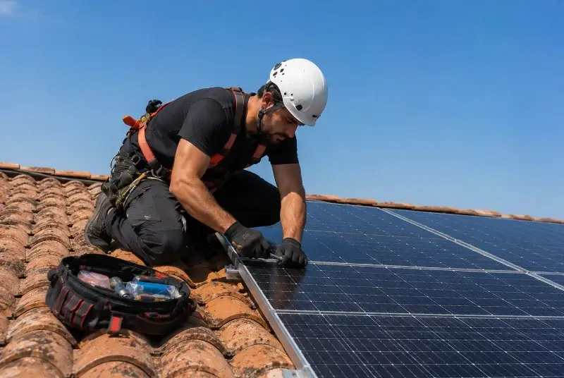 Maintenance et monitoring de panneaux solaires à Dinard